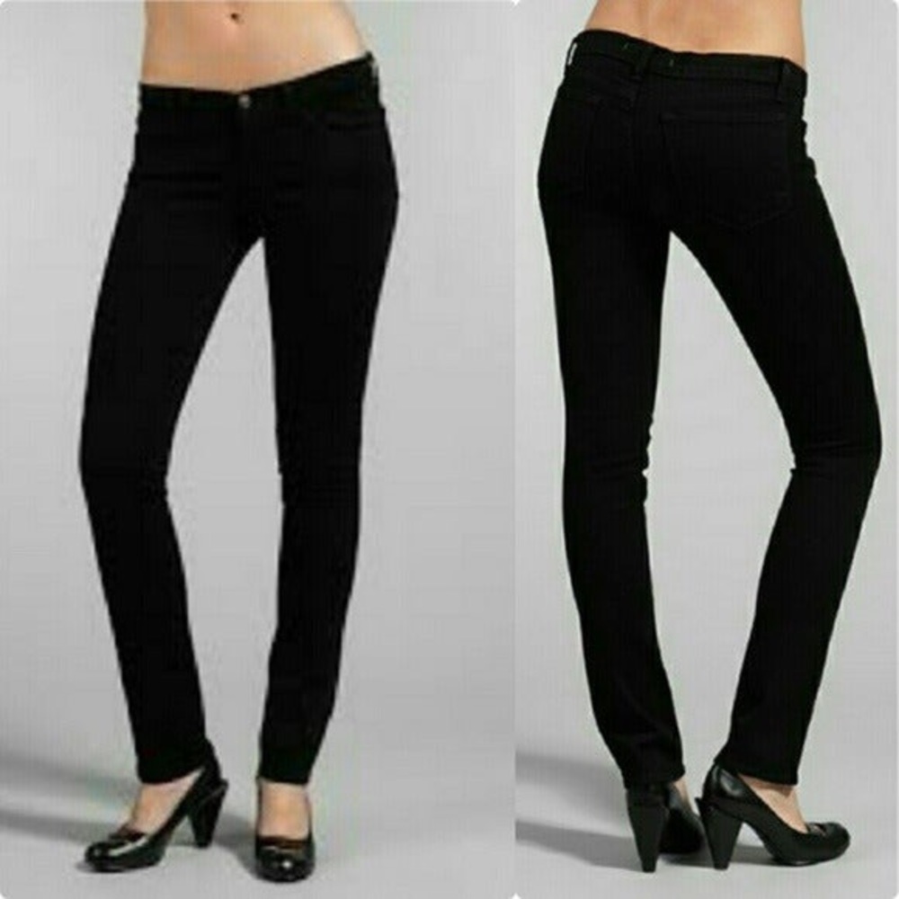 J Brand black petite pencil leg jeans, 30